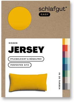 Schlafgut EASY JERSEY Kissenbezug | Gelb