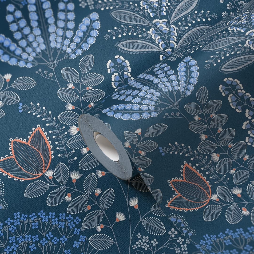 living walls Vliestapete Famous Garden | Blau