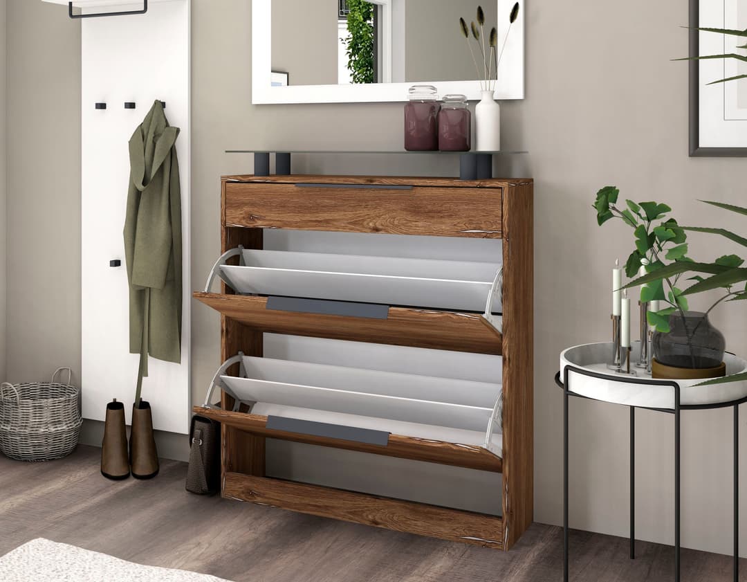 borchardt Möbel Schuhschrank Tom | Holztöne