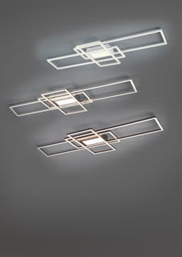 TRIO Leuchten LED Deckenleuchte MILA | Silber