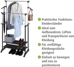 Wenko All Inn Kleiderständer | Schwarz