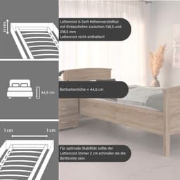 rauch TORRENT Funktionsbett | Weiß