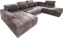 DOMO collection Wohnlandschaft Brandon | Braun 3