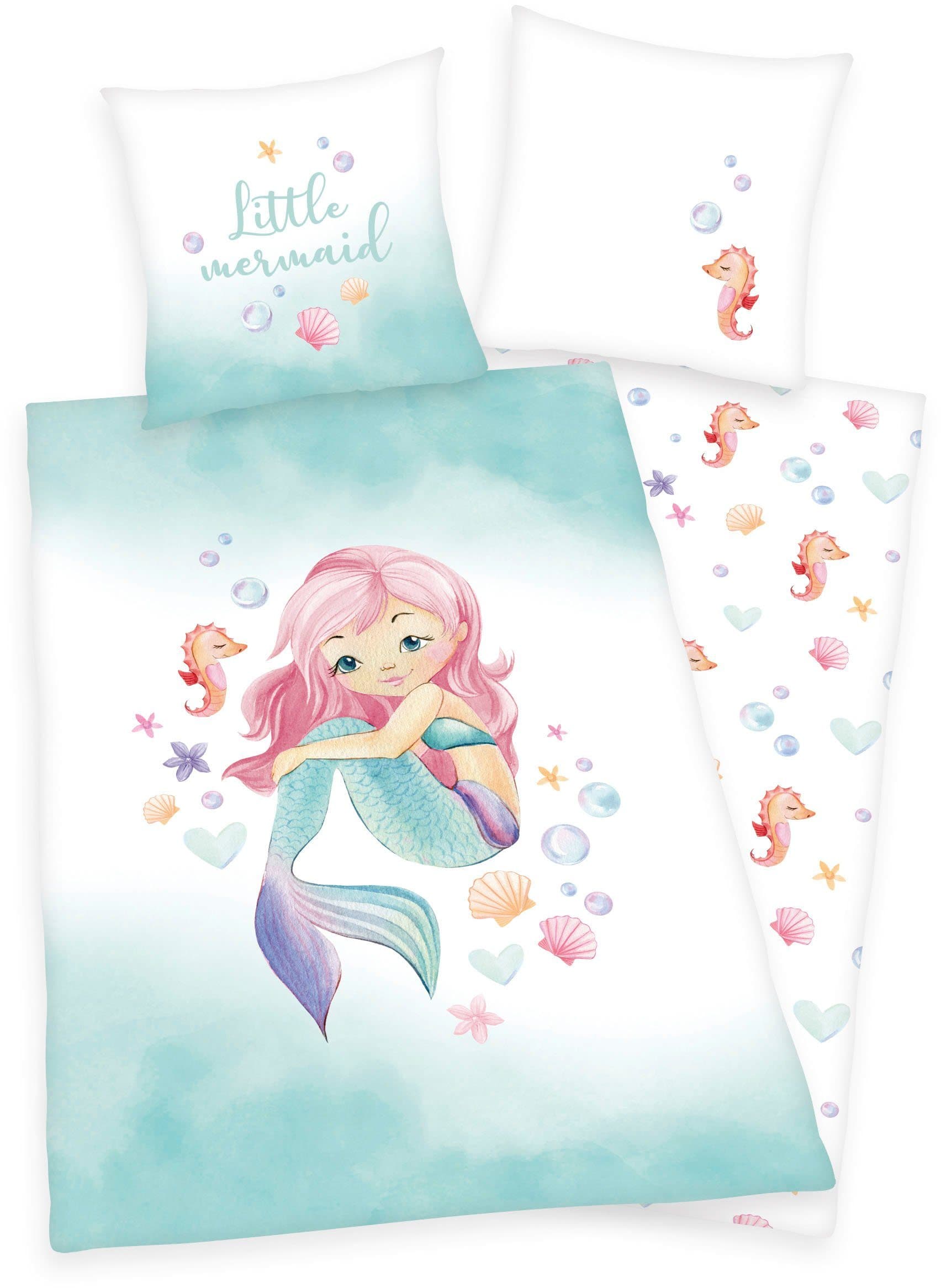 Herding Young Collection Wendebettwäsche Little Mermaid | Mehrfarbig