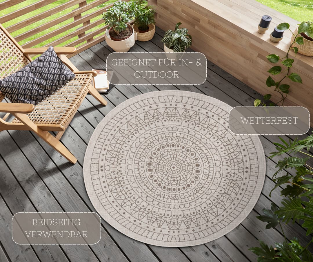 HANSE Home Teppich Porto | Beige