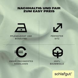 Schlafgut Spannbettlaken EASY JERSEY | Grün