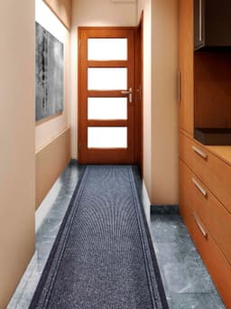 Primaflor-Ideen in Textil Läufer Schmutzfangläufer MALAGA | Grau