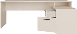 FORTE Eckschreibtisch Tezaur | Beige