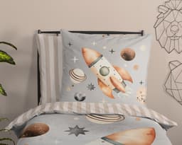 good morning Kinderbettwäsche Exploree | Grau