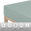 OTTO home Spannbettlaken PHYSALIS Comfort | Grün 3