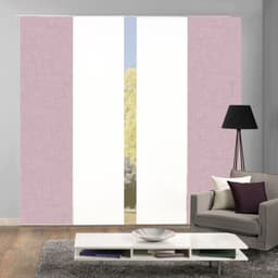 Home Wohnideen Schiebegardine PIVE 4er Set | Rosa
