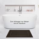 HAMMETEX Badematte Hotelmatte | Braun 2