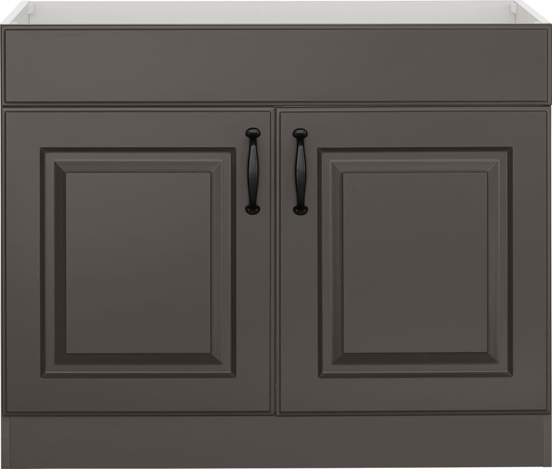 wiho Küchen Spülenschrank Erla | Grau