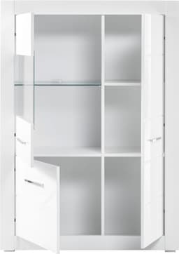Home affaire Vitrine BIANCO Höhe 142 cm | Weiß