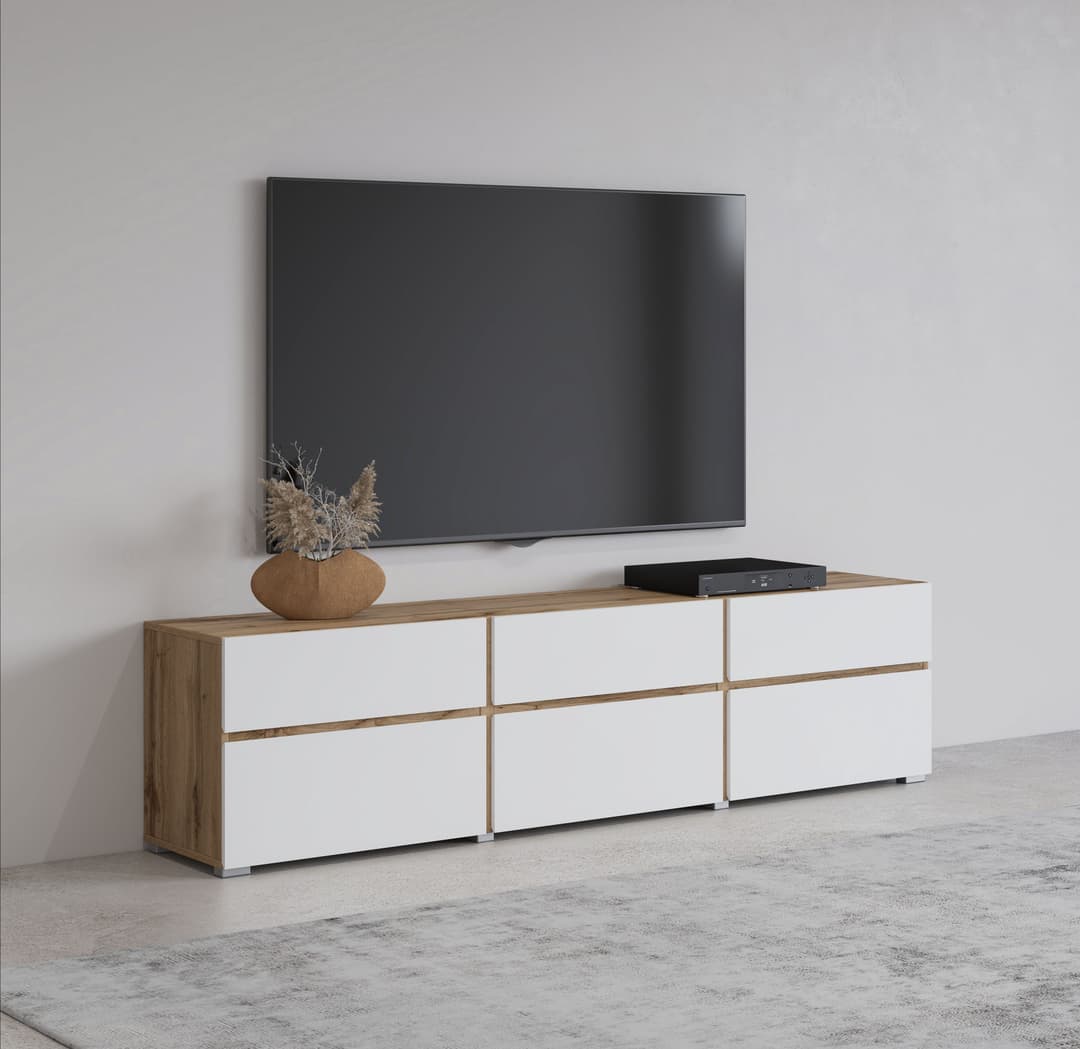 OTTO home Lowboard Cross | Mehrfarbig