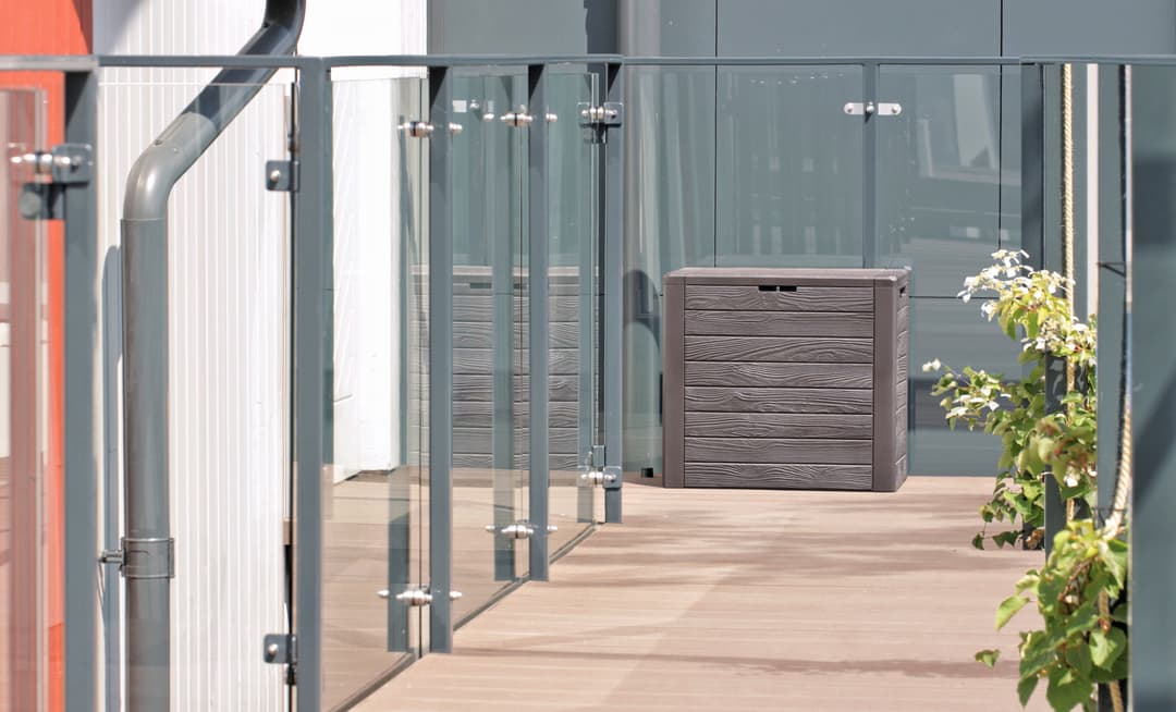 Prosperplast Woodebox Aufbewahrungsbox | Braun
