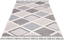 Carpet City Hochflor-Teppich Valencia 731 | Grau