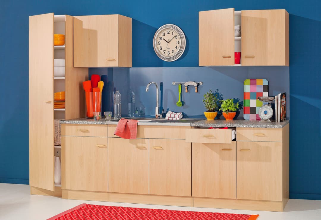 KOCHSTATION Seitenschrank KS-Elster | Holztöne