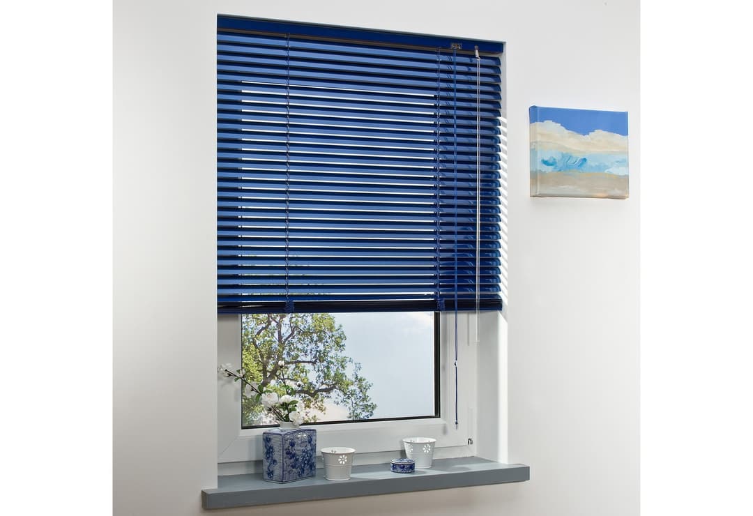 Liedeco Jalousie Aluminium-Jalousie | Blau