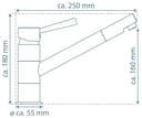 Schütte Küchenarmatur CORNWALL | Silber 4