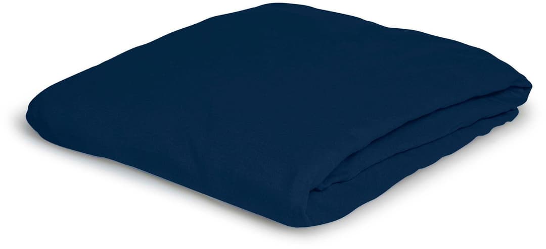 BIERBAUM Jersey Spannbettlaken | Blau