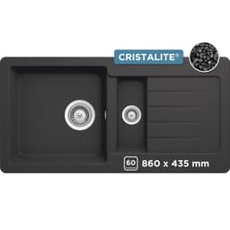 Schock Granitspüle Typos DS | Schwarz