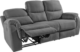 ATLANTIC home collection 3-Sitzer Diana | Grau