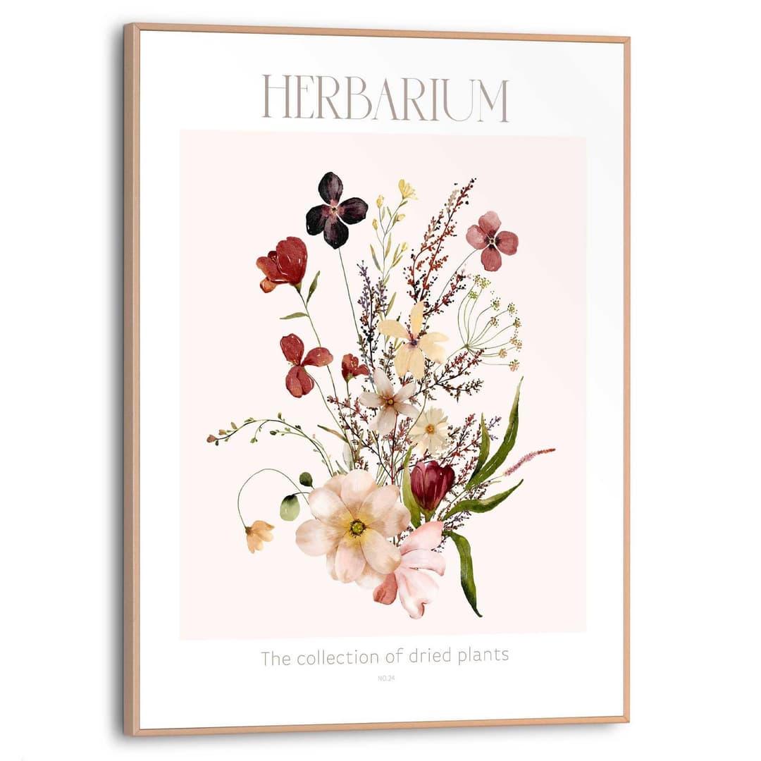 Reinders! Bild mit Rahmen Herbarium | Braun