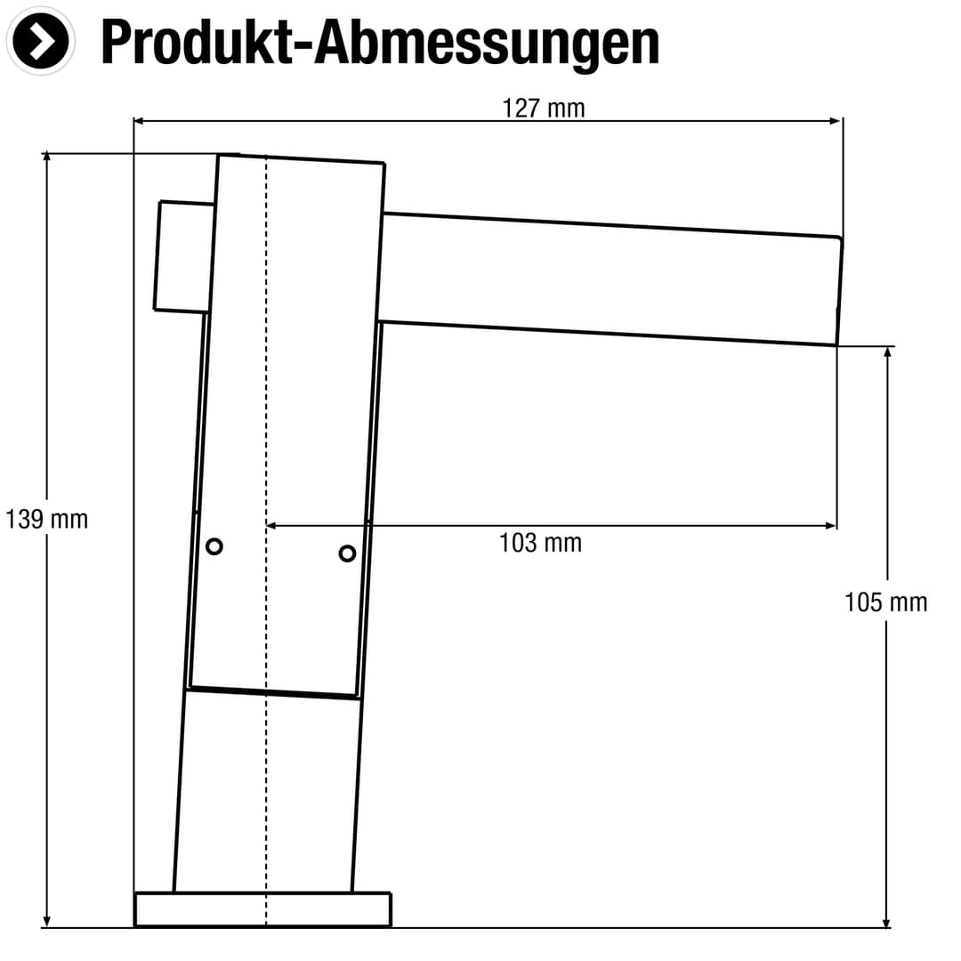 CORNAT Waschtischarmatur Tardes HD | Silber