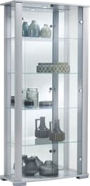 fif möbel Vitrine STELLA | Silber 2