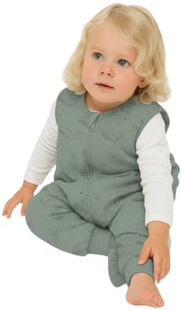 Fillikid Babyschlafsack mit Beinen | Grün