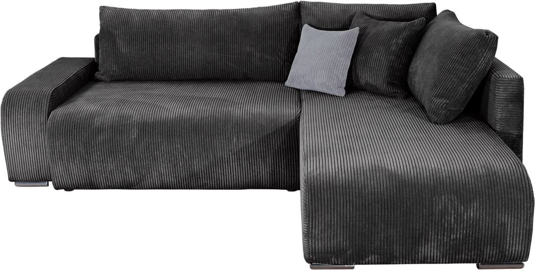 COLLECTION AB Ecksofa Poppy L-Form | Grau