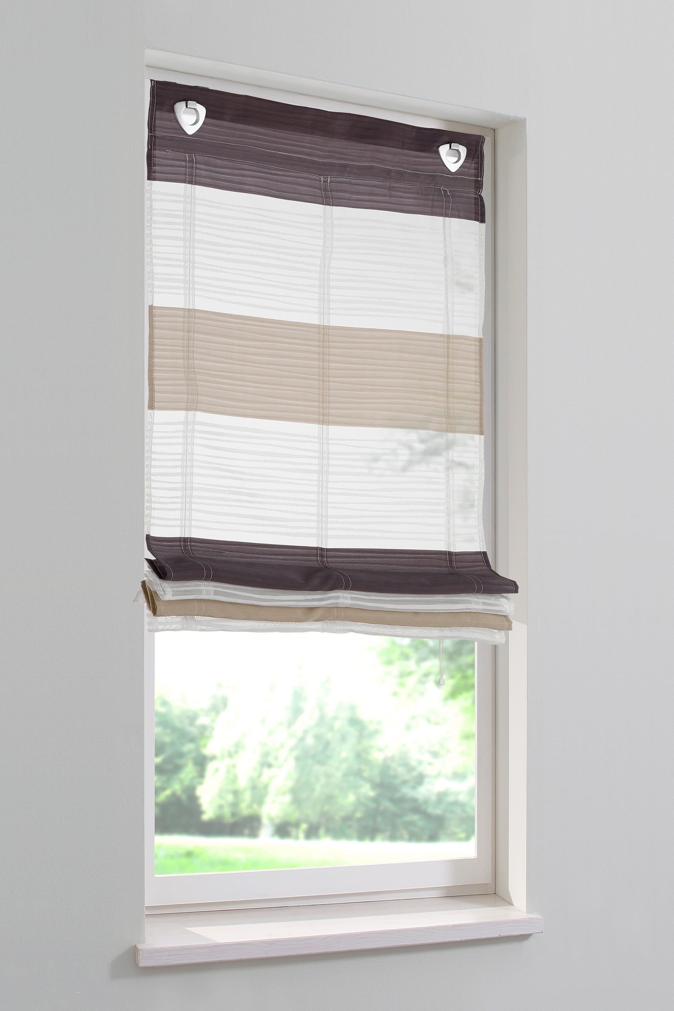 HOME WOHNIDEEN Raffrollo Sarnia | Beige