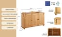 OTTO home Sideboard Adele | Holztöne 3
