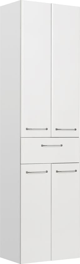 Saphir Hochschrank Quickset | Weiß