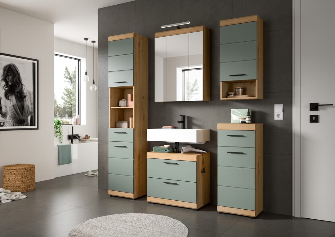 welltime Spiegelschrank SIENA | Holztöne