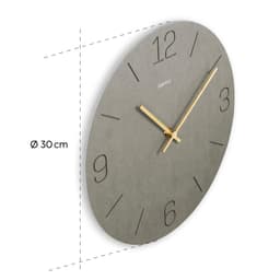 Hama Wanduhr Kreta | Grau