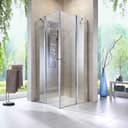 welltime Eckdusche Florenz 4.2 | Silber