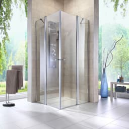 welltime Eckdusche Florenz 4.2 | Silber