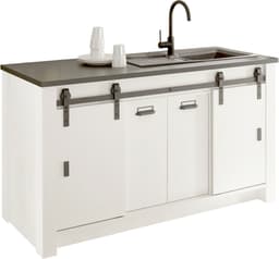 Home affaire Spülenschrank Sherwood | Weiß