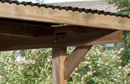 weka Einzelcarport 606 Gr.1 | Braun