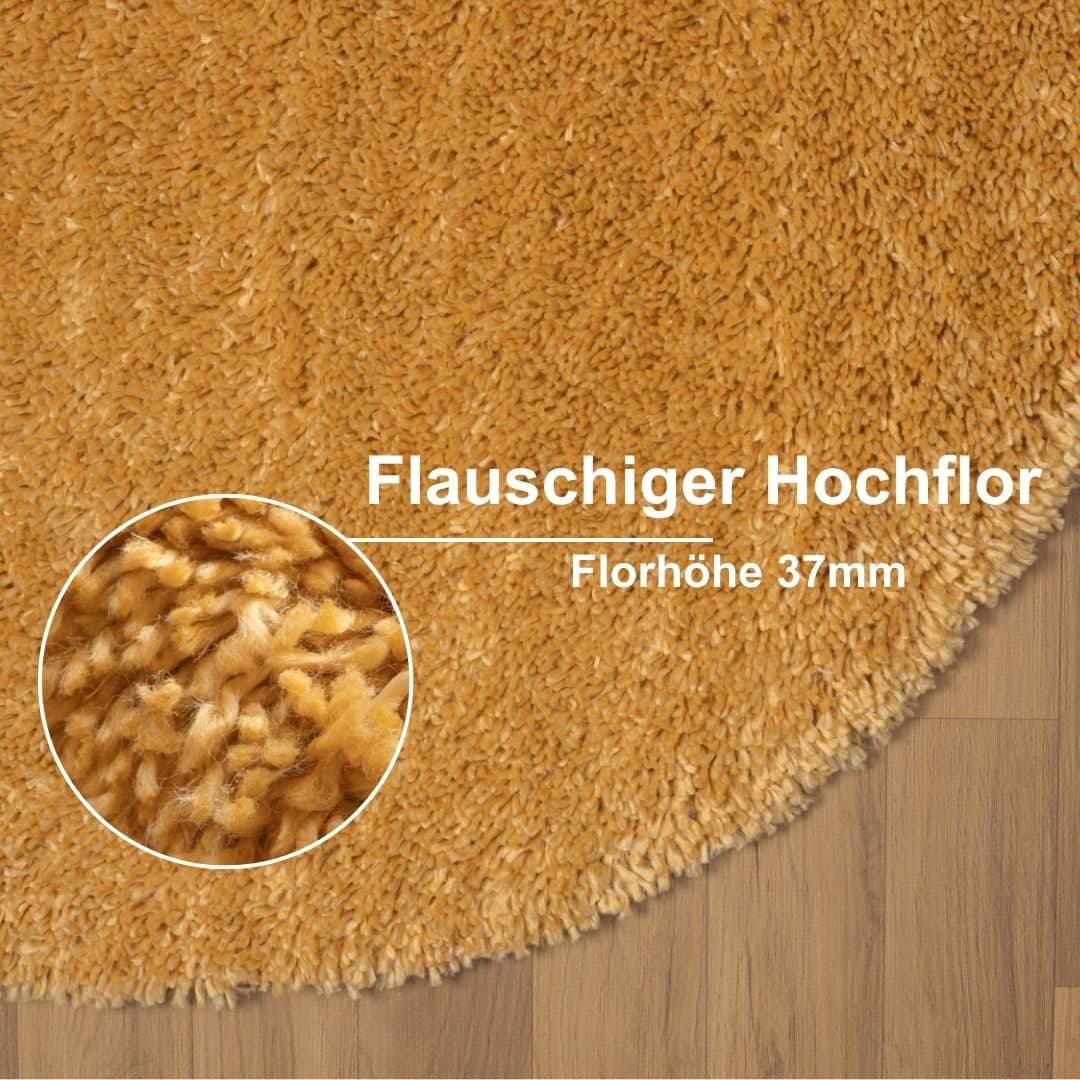Myflair Möbel & Accessoires My Shaggy | Gelb