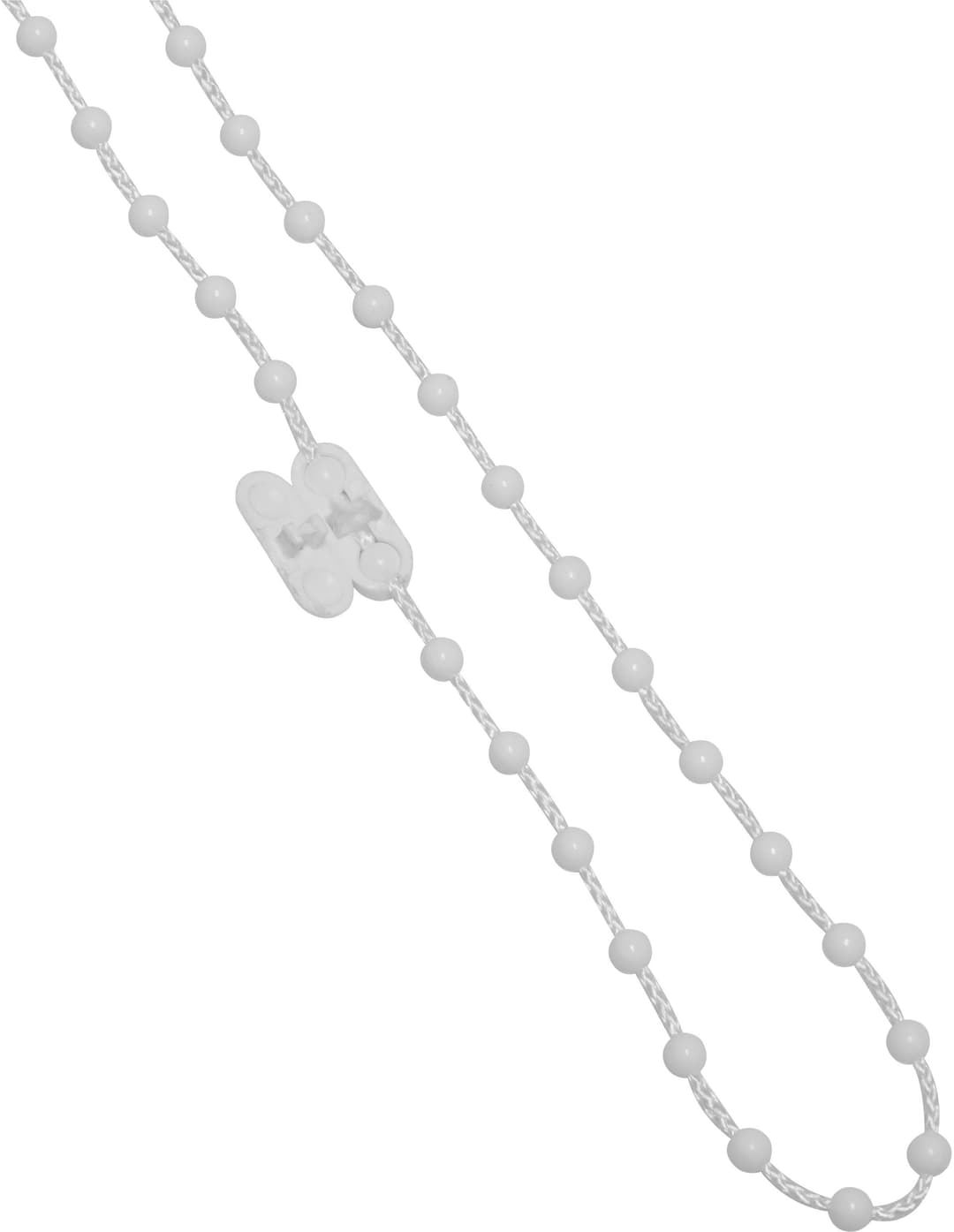 Seitenzugrollo Rollo-Kette | Weiß