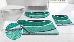 OTTO home Badematte Juna mit Muster | Türkis