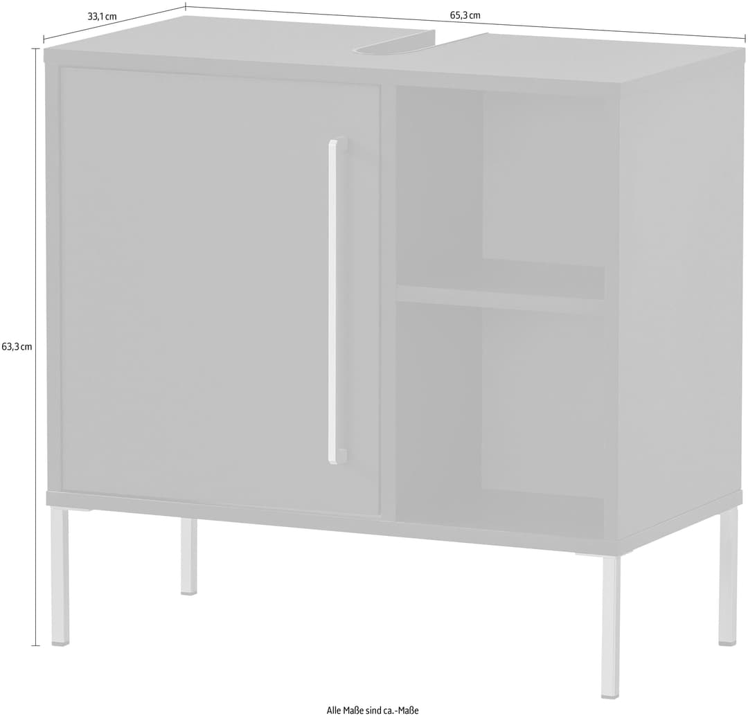 welltime Waschbeckenunterschrank Kent | Blau