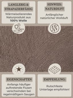 HANSE Home Wollteppich Calmio | Beige