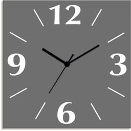 Artland Wanduhr Uni Trendfarben | Grau