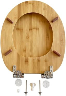ADOB WC-Sitz Bambus dunkel | Braun