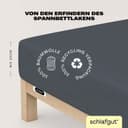 Schlafgut Spannbettlaken EASY JERSEY | Grau