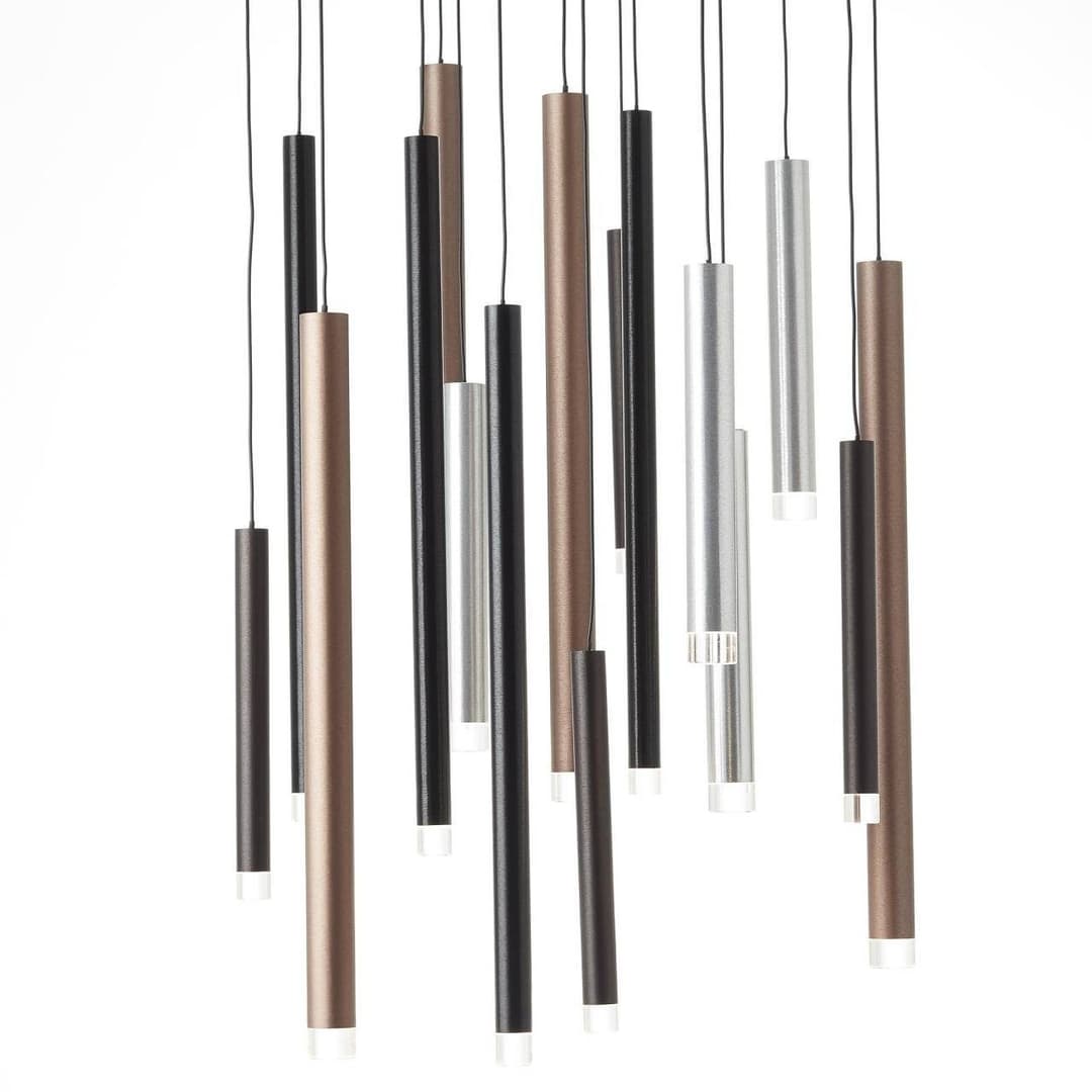 Brilliant Pendelleuchte Cembalo | Braun